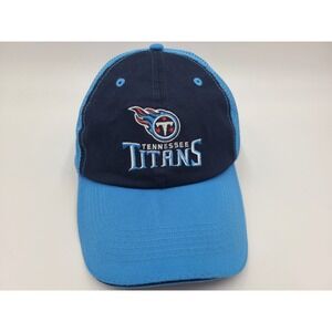 Tennessee Titans Nissan Mesh Trucker Adjustable Hat Cap SGA Men Women NFL Blue